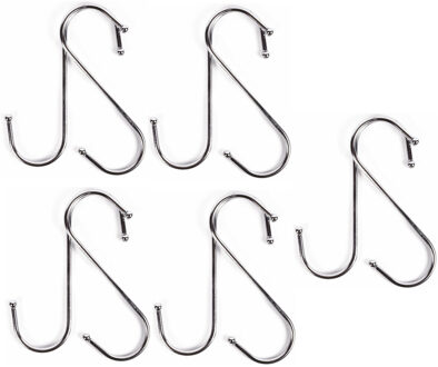 Benson S-haken / ophanghaken - 10-delig - van metaal - 160 mm