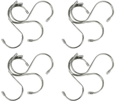 Benson S-haken / ophanghaken - 12-delig - metaal - 70 mm