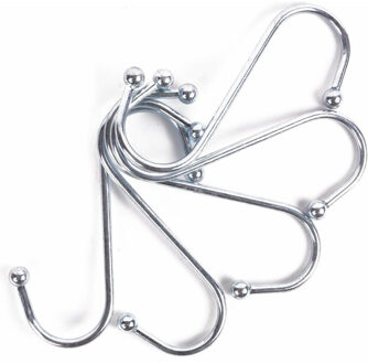 Benson S-haken / ophanghaken - 5-delig - van metaal - 100 mm