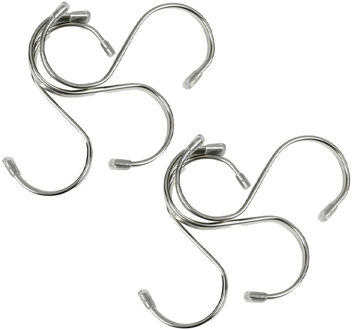 Benson S-haken / ophanghaken - 6-delig - metaal - 70 mm