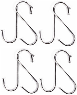 Benson S-haken / ophanghaken - 8-delig - van metaal - 160 mm