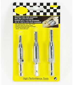 Benson Scharnierboren - 3-delig - 2.0 - 2.8 en 3.6 mm - boorset