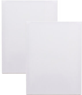 Benson Schildersdoek - 2x - 18 x 24 cm - blanco canvas - katoen - 280 grams