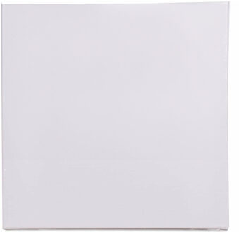 Benson Schildersdoek - 30 x 30 cm - blanco canvas - katoen - 280 grams Wit