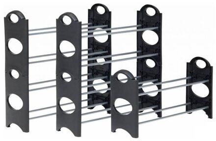 Benson Schoenenrek - 3x - stapelbaar - 64 x 20 x 34 cm - opbergrek