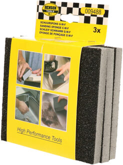 Benson Schuurpads - 3x stuks - 80K - 180K - 240K - Schuurspons - nat en droog schuren