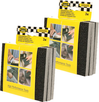 Benson Schuurpads - 6x stuks - 80K - 180K - 240K - Schuurspons - nat en droog schuren