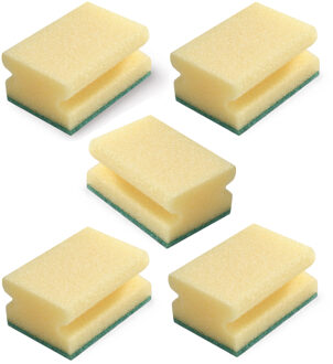 Benson Schuursponsjes - 10x stuks - met nagelbescherming - sterke reiniging