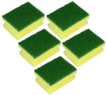 Benson Schuursponsjes - 10x stuks - met nagelbescherming - sterke reiniging