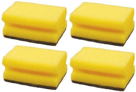 Benson Schuursponsjes - 8x stuks - met nagelbescherming - sterke reiniging