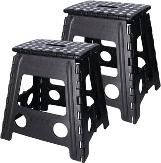 Benson Set van 2x suks opvouwbare camping krukjes 39 cm