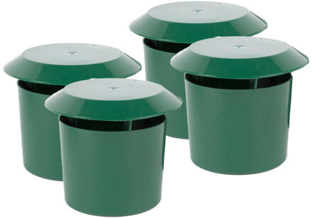 Benson Slakkenval - 4x - onzichtbaar - groen - kunststof - slakkenvallen tuin