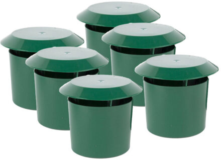 Benson Slakkenval - 6x - onzichtbaar - groen - kunststof - slakkenvallen tuin