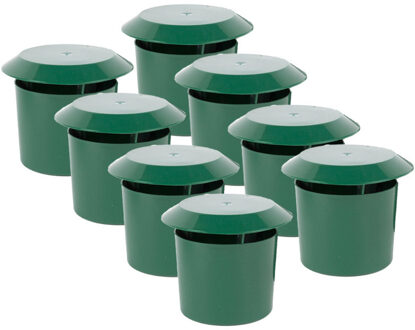 Benson Slakkenval - 8x - onzichtbaar - groen - kunststof - slakkenvallen tuin