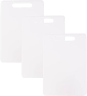 Benson Snijplank - 3x - wit - kunststof - 31 x 21 cm - Keuken