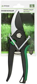 Benson Snoei- en bloemenschaar - 20 cm - groen - tuinschaar - voor bloemen en takken