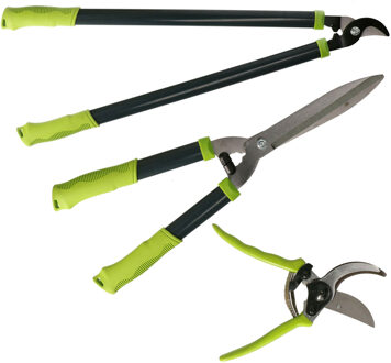 Benson Snoeischaren - set 3-dlg - staal - Takkenschaar / Heggenschaar
