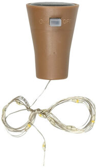 Benson Solar LED flesverlichting - warm wit - 100 cm - 5 LED's - solar