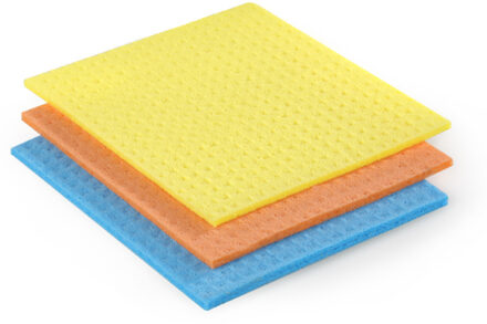 Benson Sponsdoekjes - 6x stuks - 18 x 20 cm - absorberend - sterke reiniging