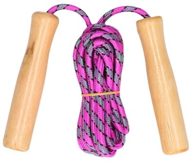 Benson Springtouw - paars - houten handvatten - 236 cm - buitenspeelgoed