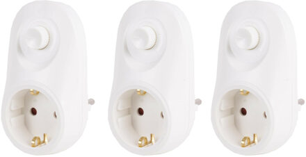 Benson Stekker dimmer - Multipak van 3x stuks - max. 280 Watt