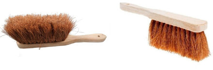 Benson Stoffer - 2x - voor buiten - met ophangoog - kokoshaar - handveger