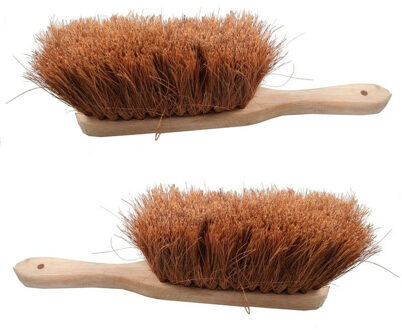 Benson Stoffer - 2x - voor buiten - met ophangoog - kokoshaar - handveger