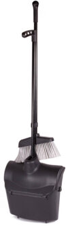 Benson Stoffer en blik met lange steel - zelfsluitende deksel - 95 cm - kunststof