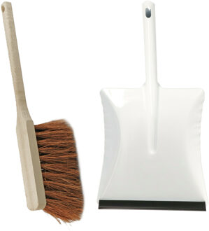 Benson Stoffer en wit blik combinatie - buiten - Hout met kokosvezels - Metalen blik 22 x 22 cm