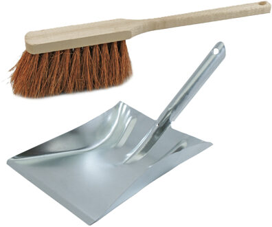 Benson Stoffer en zilver blik combinatie - buiten - Hout met kokosvezels - Metalen blik 23 x 23 cm