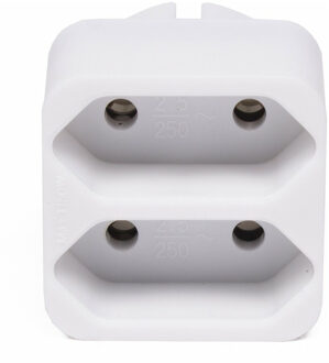 Benson stopcontact splitter duo wit - Verdeelstekkers