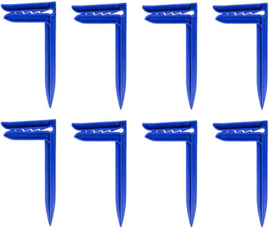 Benson Strandlaken klem - 8x - kunststof - 15 cm - Handdoekknijpers / handdoek klem