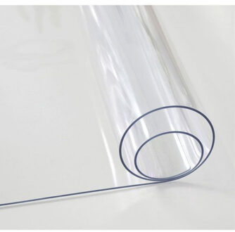 Benson tafel beschermmat - tafelzeil - 120 x 60 cm - transparant - anti krassen onderlegger