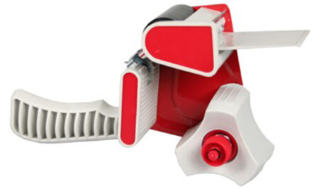 Benson Tape dispenser/tape afroller/taperoller metaal voor tape rol 50 mm - Tape (klussen) Multikleur