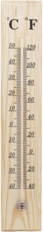 Benson Thermometer - binnen en buiten - hout - met ophangoogje