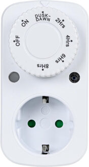 Benson Tijdschakelaar - met dag/nacht sensor - afteltimer 2-8 uur - 3600W