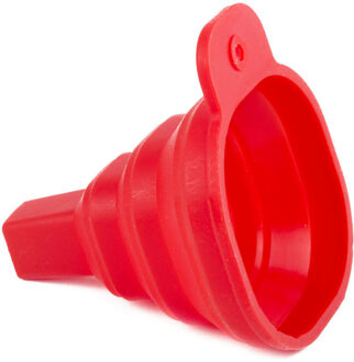 Benson Trechter - opvouwbaar - rood - siliconen - keuken/auto/klussen