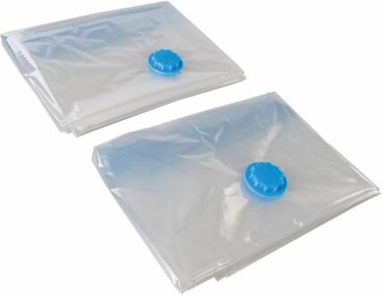 Benson Vacuumzakken - 2x - 6 delig - met pomp - voor kleding - Vacuum opbergzak
