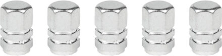 Benson Ventieldoppen - 5x stuks - aluminium - universeel - auto accessoires