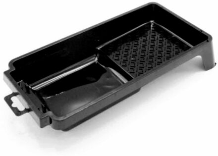 Benson Verfbak voor verfrollers/lakrollers - zwart - tot 10 cm