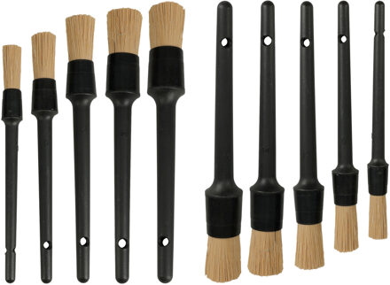 Benson Verfkwasten set 5delig - 2x - ronde kwasten - 5 formaten - kwasten