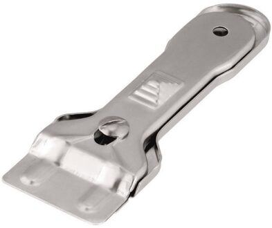 Benson Verfschraper - mesje in metalen houder - verfkrabber Zilver