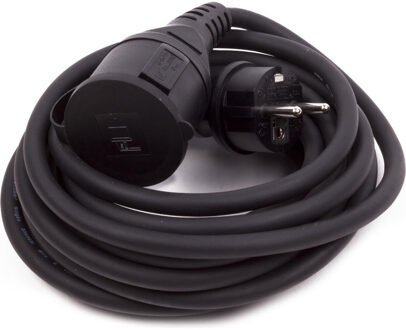 Benson Verlengsnoer rubber - 5 meter - spatwaterdicht IP44 - 3500W - 3-polig