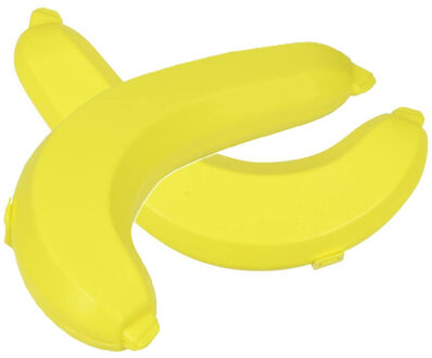 Benson Vershoudbakje - 2x - Banaan - 24 cm - Geel - herbruikbaar - vaatwasser bestendig