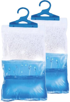 Benson Vochtopnemer - 2x - lavendel geur - Tegen schimmel/condens - ophang haak - vochtvanger