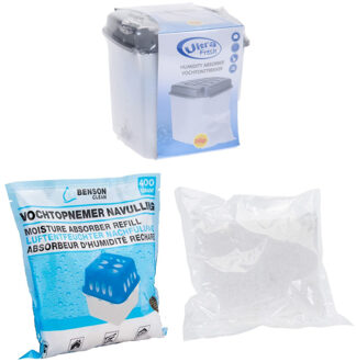 Benson Vochtvanger en vochtopnemer - 1L - met 2x navulling - 350 en 400 gram