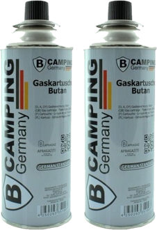 Benson Voordeelset van 2x stuks benson fles camping Butaangas/gasvulling van 227 gram