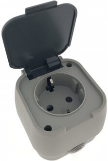 Benson Wandstopcontact voor buiten - IP54 - waterdicht - randaarde