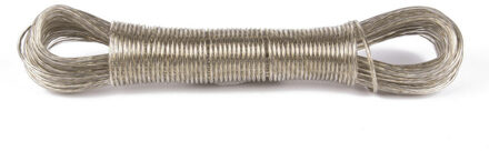 Benson Waslijn - kledinglijn - 20 meter - geplastificeerd - staalkern