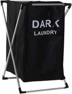 Benson Wasmand Profi - 1x opvang waszak - 60L compartiment - Dark - 39 x 38 x 60 cm - aluminium frame